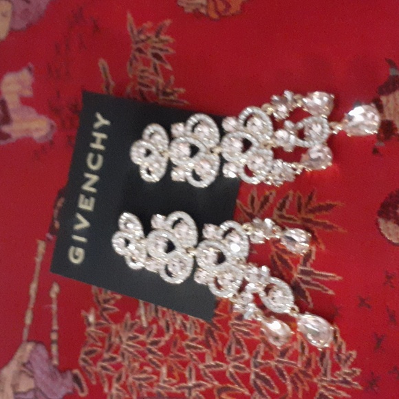 Givenchy Crystal Drop Earrings - Picture 3 of 4